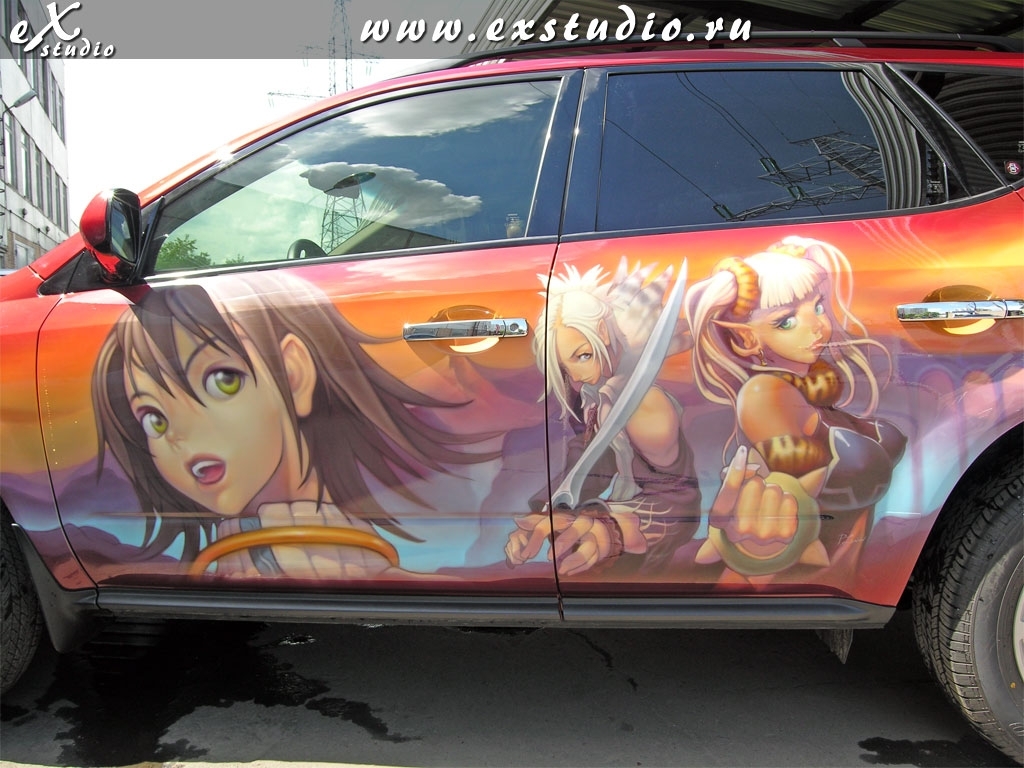 Anime, Car, , , 