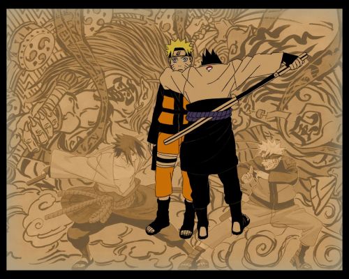 Naruto and Sasuke
Naruto