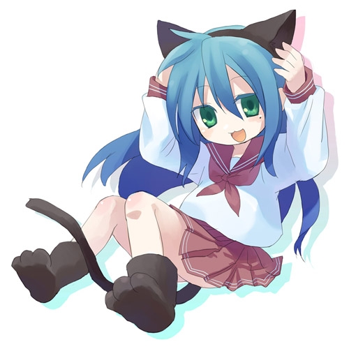 chibi, neko, lucky, star, konata, izumi