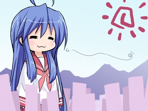 big konata
lucky star konata izumi