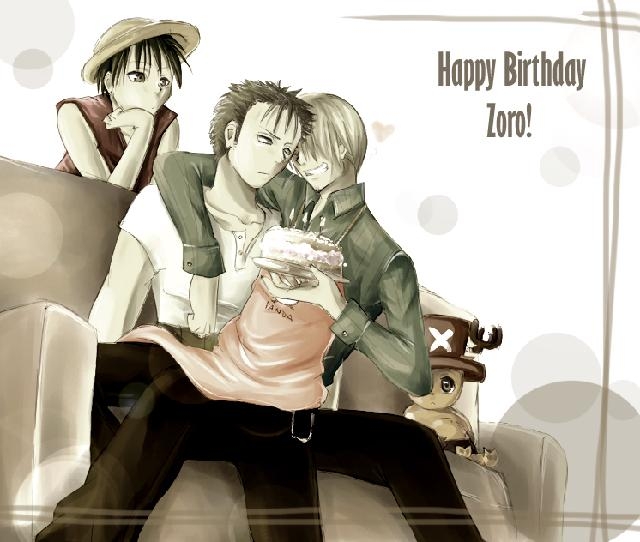 Happy, Birthday, Zoro, One, Piece
