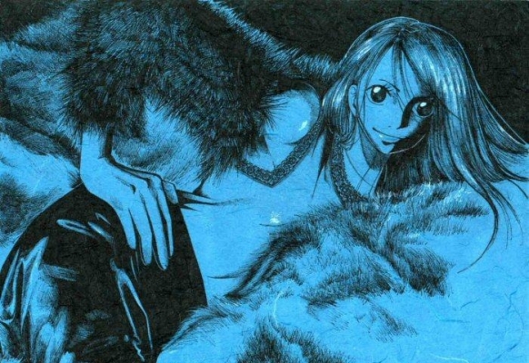 Nami in Furs/In Blue
