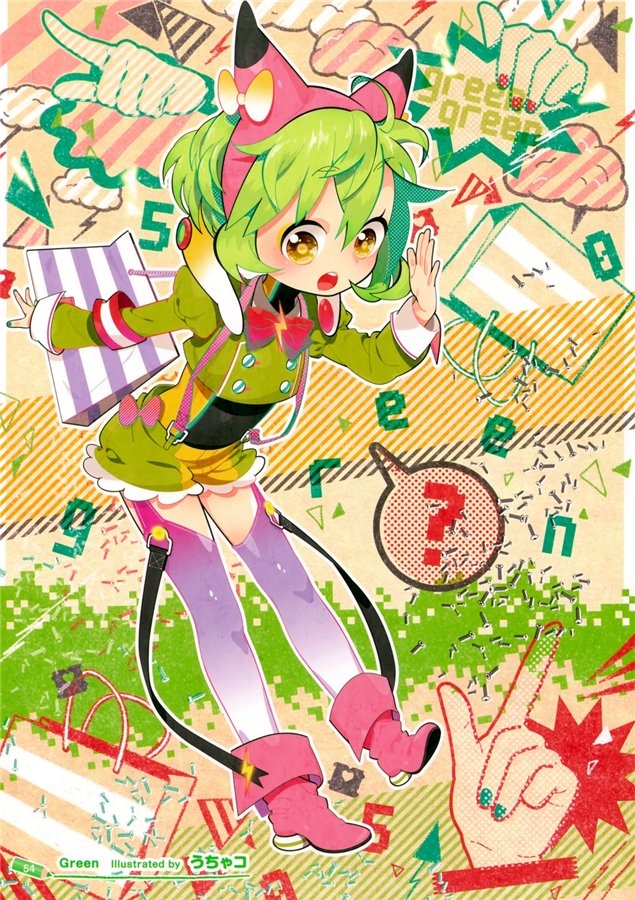 Artbook, Girls, -Colorful, Girls-, anime, , , , , kawai