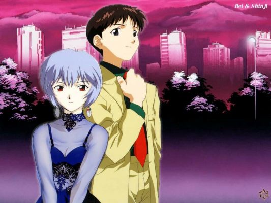 Rei and Shinji
