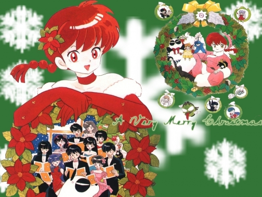 New Year, Christmas anime art 38
New Year Christmas anime art