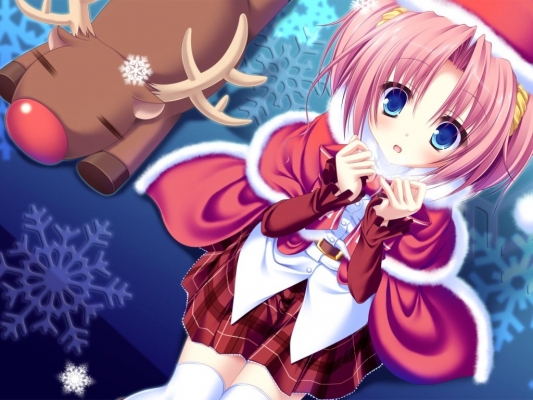 New Year, Christmas anime art 44
New Year Christmas anime art