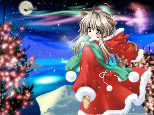 New Year, Christmas anime art 52
New Year Christmas anime art