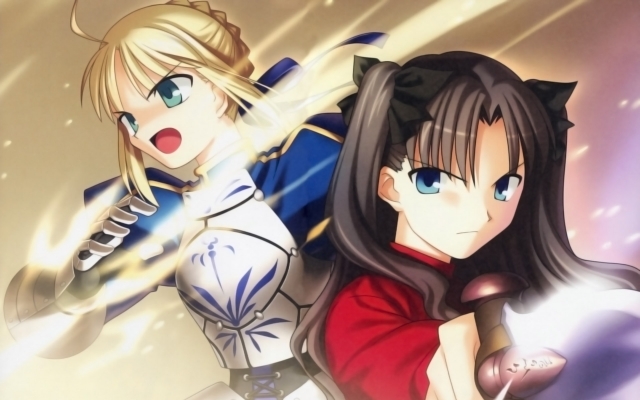 Fate/Stay Night
 Saber & Rin