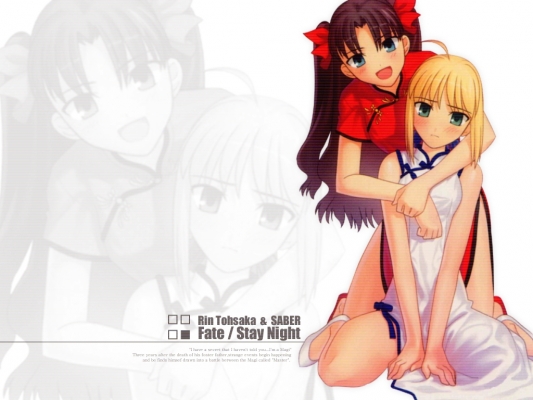 Fate Stay Night
 1024x768 fate stay_night saber tohsaka_rin 
 1024x768 fate stay_night saber tohsaka_rin