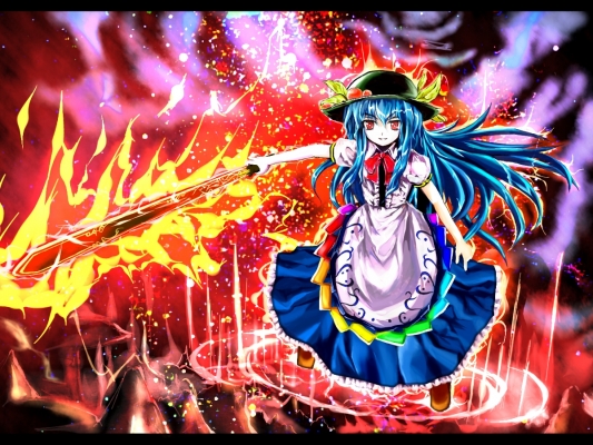 Touhou
 Hinanawi Tenshi
touhou hinanawi_tenshi