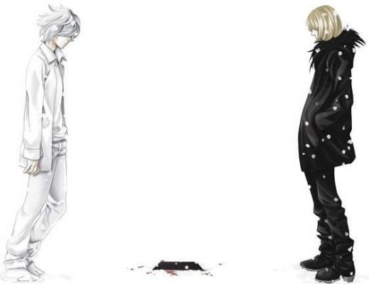 Mello and Near
death note