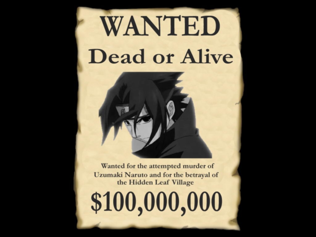 Wanted, naruto, 