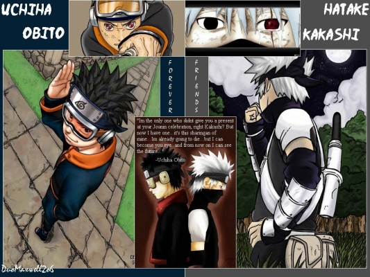 Obito and Kakashi
naruto 