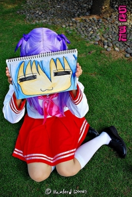 Nya
^_________________~
Cosplay lucky star kagami hiiragi konata izumi