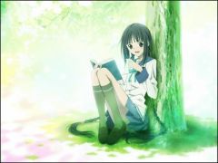 anime - аниме - A literary girl