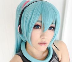 :   (cosplay hatsune miku)  