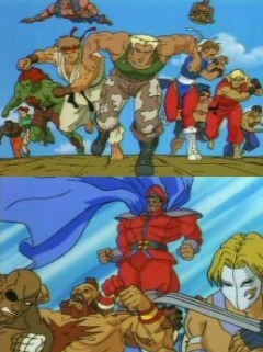 Street Fighter: The Animated Series, Street Fighter (U.S. TV),   , 