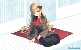 Anime CG Anime Pictures      174620
blonde hair flower hairpins hakama long smile wallpaper yellow eyes   anime picture