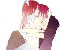 Free! : Matsuoka Gou Matsuoka Rin 174621
dress hug long hair ponytail red short   anime picture