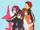 Free! : Matsuoka Gou Matsuoka Rin Mikoshiba Momotarou Mikoshiba Seijuurou 174623
brown eyes hair group happy jacket ponytail purple red short stuffed animal ^_^   anime picture