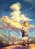 Anime CG Anime Pictures      173083
brown hair long school bag seifuku sky stars telephone tree   anime picture