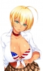 Shokugeki no Soma : Mito Ikumi 173103
ahoge bikini blonde hair choker green eyes short skirt   anime picture