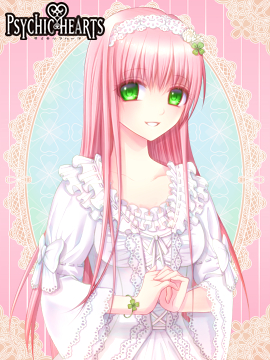 Psychic Hearts :  181469
 668071  psychic hearts   ( Anime CG Anime Pictures      ) 181469 
blush dress green eyes hair band headdress jewelry long pink ribbon smile   anime picture