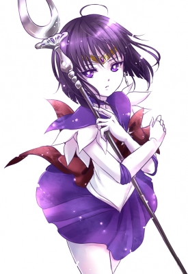 Sailor Moon : Sailor Saturn 181402
 668002  sailor moon  sailor saturn   ( Anime CG Anime Pictures      ) 181402   : Ginnan
choker gloves mahou shoujo purple eyes hair short staff   anime picture