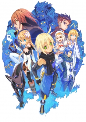 Tales of Symphonia Tales of Symphonia: Dawn of the New World : Alice Aqua Colette Brunel Decus Emil Castagnier Lloyd Irving Marta Lualdi Richter Abend Tenebrae 181430
 668026  tales of symphonia dawn of the new world  alice aqua colette brunel decus emil castagnier lloyd irving marta lualdi richter ab   ( Anime CG Anime Pictures      ) 181430   : Okumura Daigo
ahoge animal ears blonde hair blue eyes bodysuit boots brown choker dress flower gloves green group happy hat long megane orange pantyhose red scarf short shorts skirt smile white   anime picture