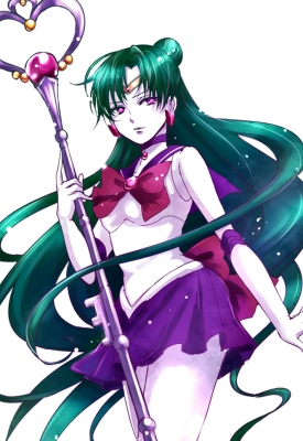 Sailor Moon : Sailor Pluto 181427
 668028  sailor moon  sailor pluto   ( Anime CG Anime Pictures      ) 181427   : Ginnan
choker green eyes long hair mahou shoujo megane odango purple ribbon seifuku staff   anime picture