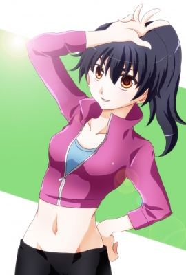 Bakemonogatari : Kanbaru Suruga 181457
 668057  bakemonogatari  kanbaru suruga   ( Anime CG Anime Pictures      ) 181457   : Miton 39
black hair brown eyes happy long ponytail   anime picture