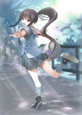 Anime CG Anime Pictures      181456
 668058   ( Anime CG Anime Pictures      ) 181456   : Kikurin
black hair brown eyes happy long ponytail seifuku tree   anime picture