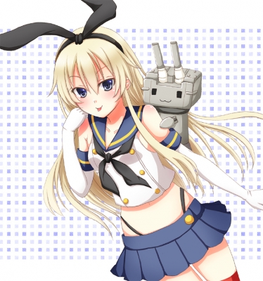 Kantai Collection : Rensouhou chan Shimakaze 181464
 668065  kantai collection  rensouhou chan shimakaze   ( Anime CG Anime Pictures      ) 181464   : Sotogawa MAX
:3 anthropomorphism bikini blonde hair blue eyes blush gloves band long skirt smile thigh highs tongue weapon   anime picture