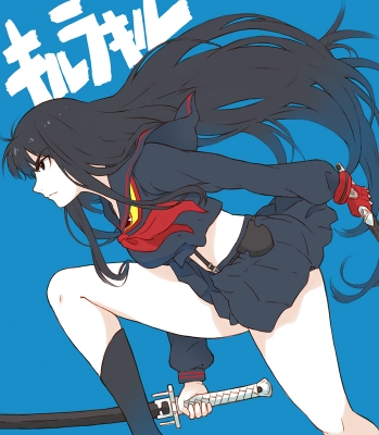 Kill la Kill : Kiryuuin Satsuki Senketsu 181474
 668079  kill la kill  kiryuuin satsuki senketsu   ( Anime CG Anime Pictures      ) 181474   : Takagi Hideaki
black eyes hair gloves long seifuku sword   anime picture