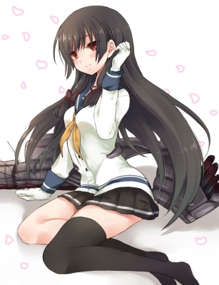 Kantai Collection : Isokaze 181517
 668120  kantai collection  isokaze   ( Anime CG Anime Pictures      ) 181517   : Haragen
anthropomorphism black hair blush gloves long red eyes thigh highs uniform weapon   anime picture