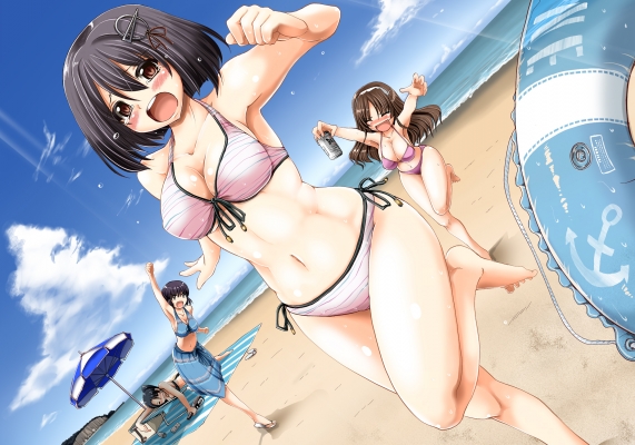 Kantai Collection : Ashigara Haguro Myoukou Nachi  Kantai Collection  181523
 668122  kantai collection  ashigara haguro myoukou nachi  kantai collection    ( Anime CG Anime Pictures      ) 181523   : Kurohitsuji
angry anthropomorphism barefoot beach bikini black hair blush brown eyes crying fang group band hairpins happy long short side tail sky sleep umbrella water float ^_^   anime picture