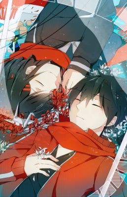 Kagerou Project : Kisaragi Shintaro Tateyama Ayano 181545
 668147  kagerou project  kisaragi shintaro tateyama ayano   ( Anime CG Anime Pictures      ) 181545   : Aka  pixiv6846279 
black hair flower long scarf short smile   anime picture