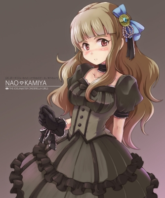 The Idolmaster Cinderella Girls : Kamiya Nao 181552
 668153  the idolmaster cinderella girls  kamiya nao   ( Anime CG Anime Pictures      ) 181552   : Satomura Kyou
blush brown hair choker dress gloves gothic hairpins jewelry *** ta fashion long red eyes ribbon   anime picture