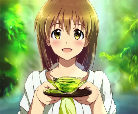 The Idolmaster : Hagiwara Yukiho 181594
 668196  the idolmaster  hagiwara yukiho   ( Anime CG Anime Pictures      ) 181594   : HINA  Pixiv 3135839 
beverage blush brown hair happy short tree yellow eyes   anime picture