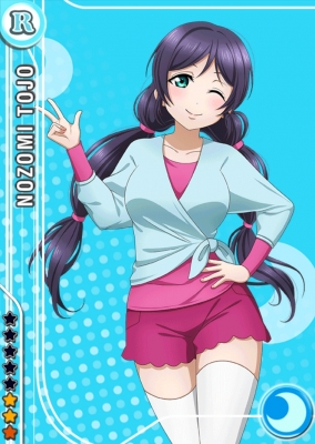 Love Live! School Idol Project : Toujou Nozomi 181600
 668201  love live school idol project  toujou nozomi   ( Anime CG Anime Pictures      ) 181600 
dress green eyes long hair purple smile thigh highs twin tails wink   anime picture