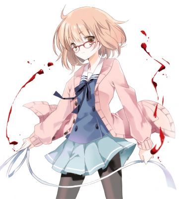 Kyoukai no Kanata : Kuriyama Mirai 181601
 668204  kyoukai no kanata  kuriyama mirai   ( Anime CG Anime Pictures      ) 181601   : Sierra      
ahoge bandage brown eyes megane pantyhose pink hair seifuku short   anime picture