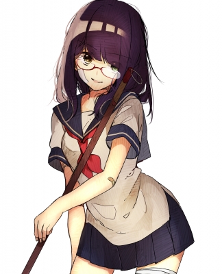 Anime CG Anime Pictures      181630
 668227   ( Anime CG Anime Pictures      ) 181630   : Suzukiko
bandage black hair green eyes heterochromia long megane ribbon seifuku smile yellow   anime picture