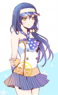 Love Live! School Idol Project : Sonoda Umi 181629
 668232  love live school idol project  sonoda umi   ( Anime CG Anime Pictures      ) 181629   : Yuzucky
blue hair blush brown eyes dress headdress long side tail skirt smile   anime picture