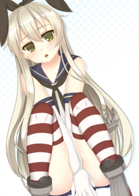 Kantai Collection : Shimakaze 181632
 668234  kantai collection  shimakaze   ( Anime CG Anime Pictures      ) 181632   : Megumu  sasanari cs 
anthropomorphism blonde hair blush boots gloves green eyes band long skirt thigh highs   anime picture