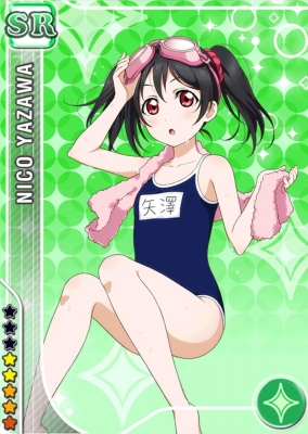 Love Live! School Idol Project : Yazawa Nico 181678
 668282  love live school idol project  yazawa nico   ( Anime CG Anime Pictures      ) 181678 
barefoot black hair blush goggles long mizugi red eyes twin tails   anime picture