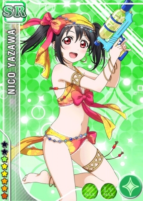 Love Live! School Idol Project : Yazawa Nico 181679
 668284  love live school idol project  yazawa nico   ( Anime CG Anime Pictures      ) 181679 
barefoot bikini black hair green eyes gun band happy jewelry long ribbon twin tails   anime picture