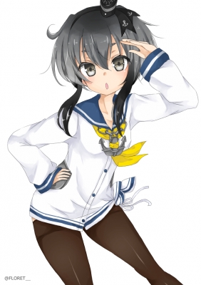 Kantai Collection : Tokitsukaze 181690
 668293  kantai collection  tokitsukaze   ( Anime CG Anime Pictures      ) 181690   : Floret
anthropomorphism black hair blush chain grey eyes hat long thigh highs uniform   anime picture