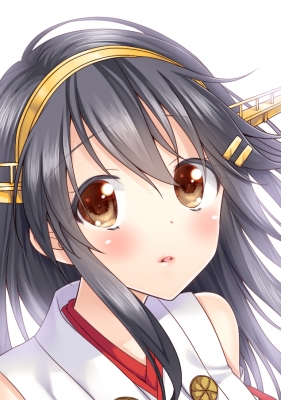 Kantai Collection : Haruna 181696
 668302  kantai collection  haruna   ( Anime CG Anime Pictures      ) 181696   : Ichimatsu Nana
anthropomorphism black hair blush brown eyes hairpins headdress long   anime picture