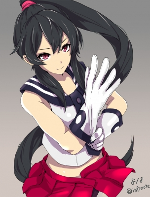 Kantai Collection : Yahagi 181699
 668304  kantai collection  yahagi   ( Anime CG Anime Pictures      ) 181699   : INFINOTE
anthropomorphism black hair gloves long ponytail red eyes skirt smile   anime picture