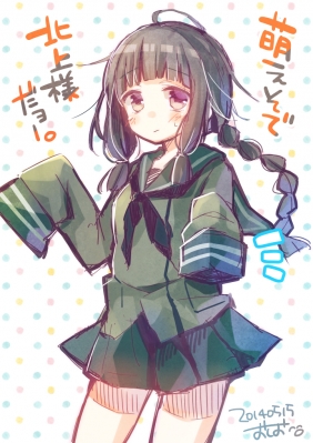 Kantai Collection : Kitakami 181724
 668328  kantai collection  kitakami   ( Anime CG Anime Pictures      ) 181724   : Oshio Shio
anthropomorphism black hair blush braids brown eyes long uniform   anime picture